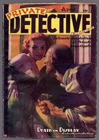 Private Detective Apr 1938 GGA Gun Attack Cvr, Robert L. Bellem - Pulp