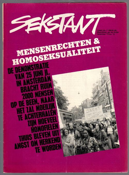 Lot of 18 Sekstant Dutch Magazines 1970's