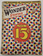 Wonder Stories Nov 1932 Frank R. Paul stylized editioral Cvr; C. A. Smith; Simak