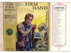 The Firm Hand by Harold Bindloss (First Edition) Hubin listed Mystery