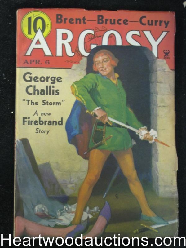Argosy Apr 6 1935 Peter the Brazen - High Grade