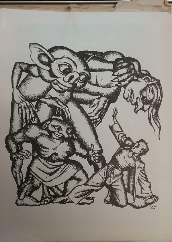 A Memorial Portfolio of Wonders by Hannes Bok (First Edition)
