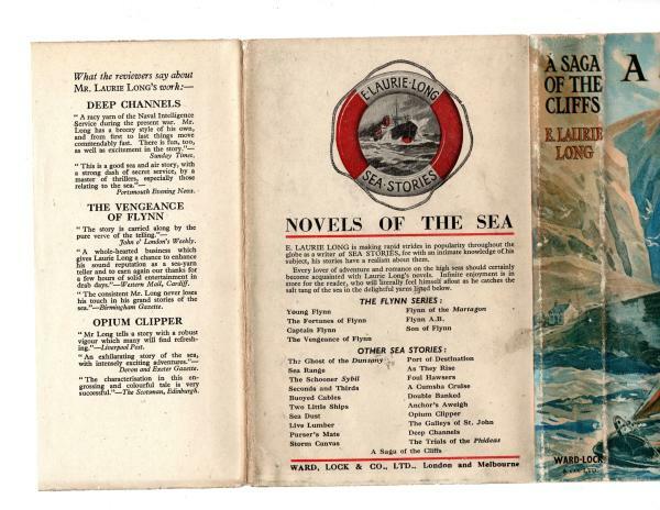 A Saga of the Cliffs by E. Laurie Long (First Edition) File Copy