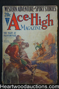 Ace-High Magazine Jul 1927 western Cover