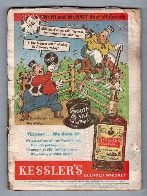 Dime Mystery Nov 1942 A Hearse of Another Color - Keene