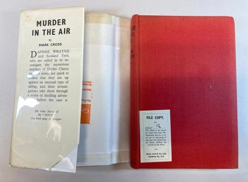 Murder in the Air by Mark Cross (First Edition) Publisher's File Copy