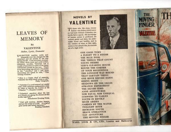 The Moving Finger by Valentine