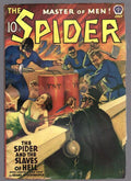 The Spider Jul 1939 Zagat, Wild Cvr TNT Explosives - Pulp
