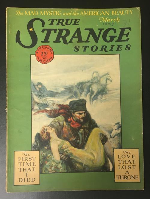 True Strange Stories Mar 1929 FIRST The Mad Mystic and the American Beauty