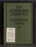 The Admirable Simmons by Katharine Tynan (First Edition) File Copy w/DJ