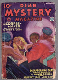 Dime Mystery Nov 1933 Baumhofer GGA torture Cvr; Hugh Cave - Pulp