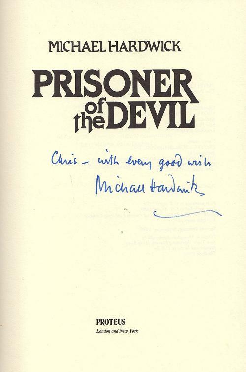 Prisoner of the Devil by Michael Hardwick (Second Printing) Signed