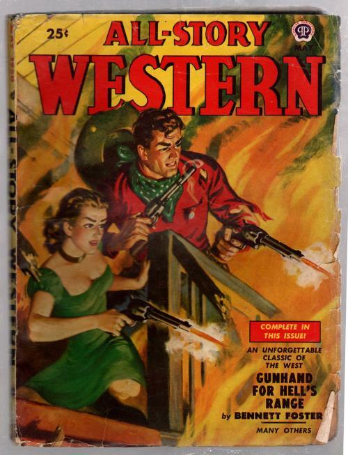 All Story Western May 1950 Gunhand For Hell's Range
