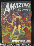 Amazing Stories Aug 1948 Giant bug attack GGA Rog Phillips