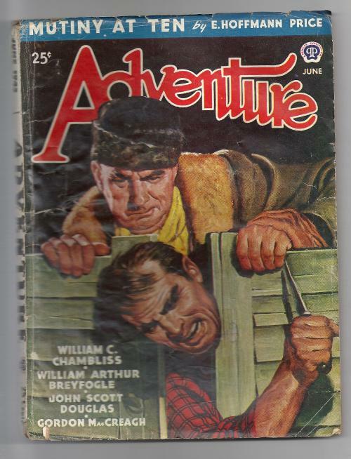 Adventure Jun 1945 Pulp De Soto Cvr; Price; Bois