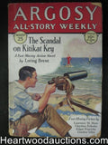 Argosy Aug 25, 1928 Very Cool Machine Gun Cvr