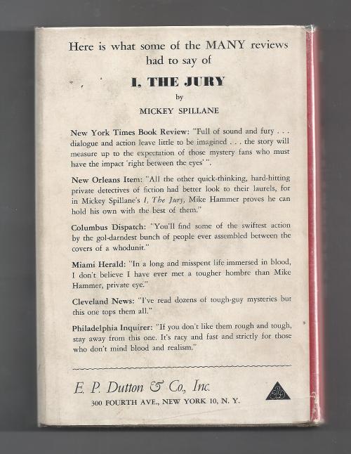 My Gun is Quick by Mickey Spillane; (First Edition)