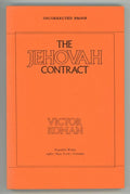 The Jehovah Contract by Victor Koman (Signed, Proof)- High Grade