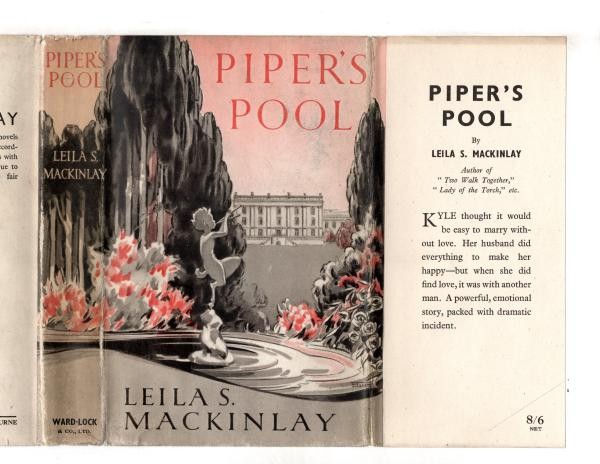 Piper's Pool by Leila S. Mackinlay (First Edition) Ward File Copy