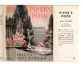 Piper's Pool by Leila S. Mackinlay (First Edition) Ward File Copy