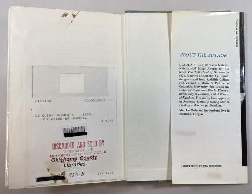 The Lathe of Heaven by Ursula K. Le Guin (First Edition)