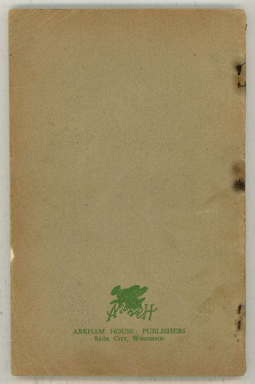 The Arkham Sampler, Volume II Number Four: Autumn 1949 (First Edition)