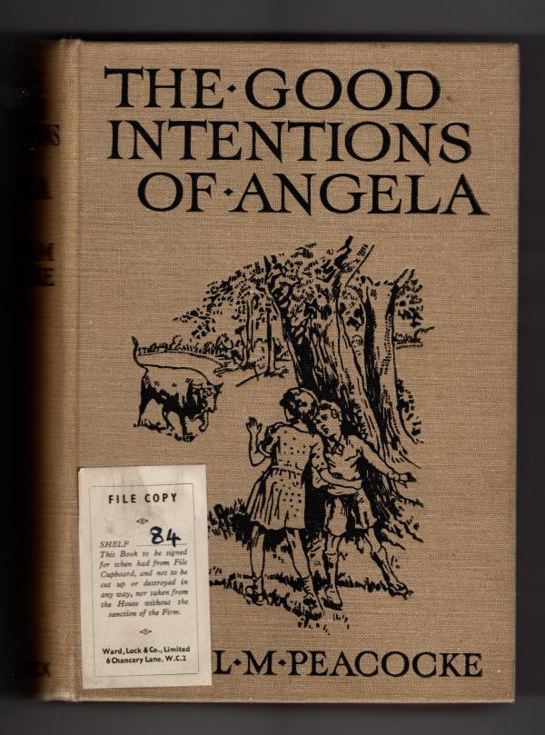 The Good Intentions of Angela by Isabel M. Peacocke (1st Edition) Publisher's...