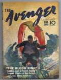The Avenger Mar 1940 Norman A Daniels; Robeson; HW Scott Cvr - Pulp