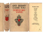 And Berry Came Too by Dornford Yates (File Copy)