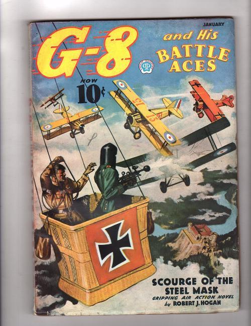 G-8 Battle Aces Jan 1937 Blakeslee Cvr; Robert J. Hogan