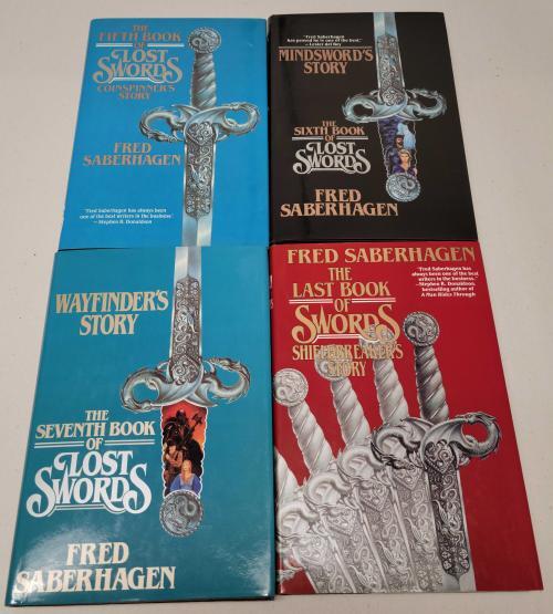 Book of the Lost Swords Series (Complete 8 Volume Set, First) Signed