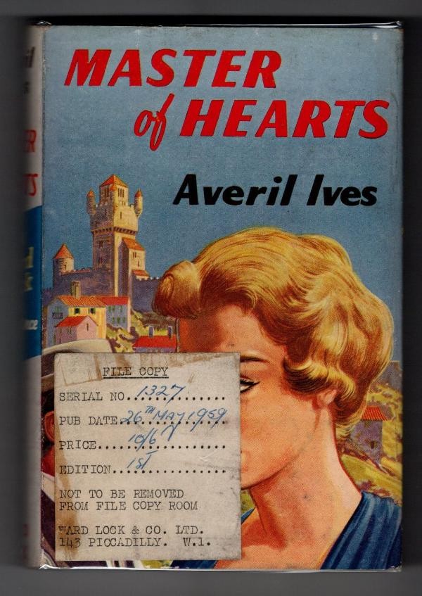Master of Hearts by Averil Ives (First Edition) Ward Lock File Copy