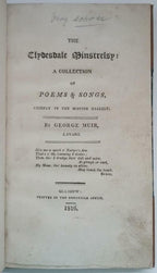 The Clydesdale Minstrelsy by George Muir, of Lanark