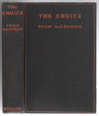 The Choice by Philip MacDonald (First Edition) Fax DJ