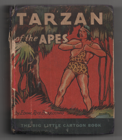 Tarzan of the Apes by Edgar Rice Burroughs Big Little Cartoon Book 744
