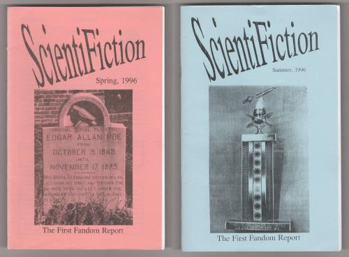 ScientiFiction 1996 All 4 Issues First Fandom Sci-fi Fanzine (1st) Korshak's