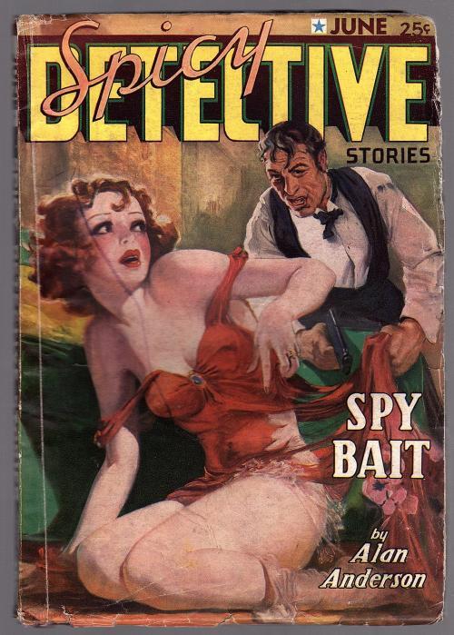 Spicy Detective Jun 1936 Parkhurst Cvr, Robert Leslie Bellem - Pulp