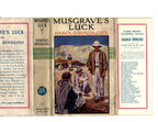 Musgrave's Luck by Harold Bindloss (First Edition) Ward File Copy