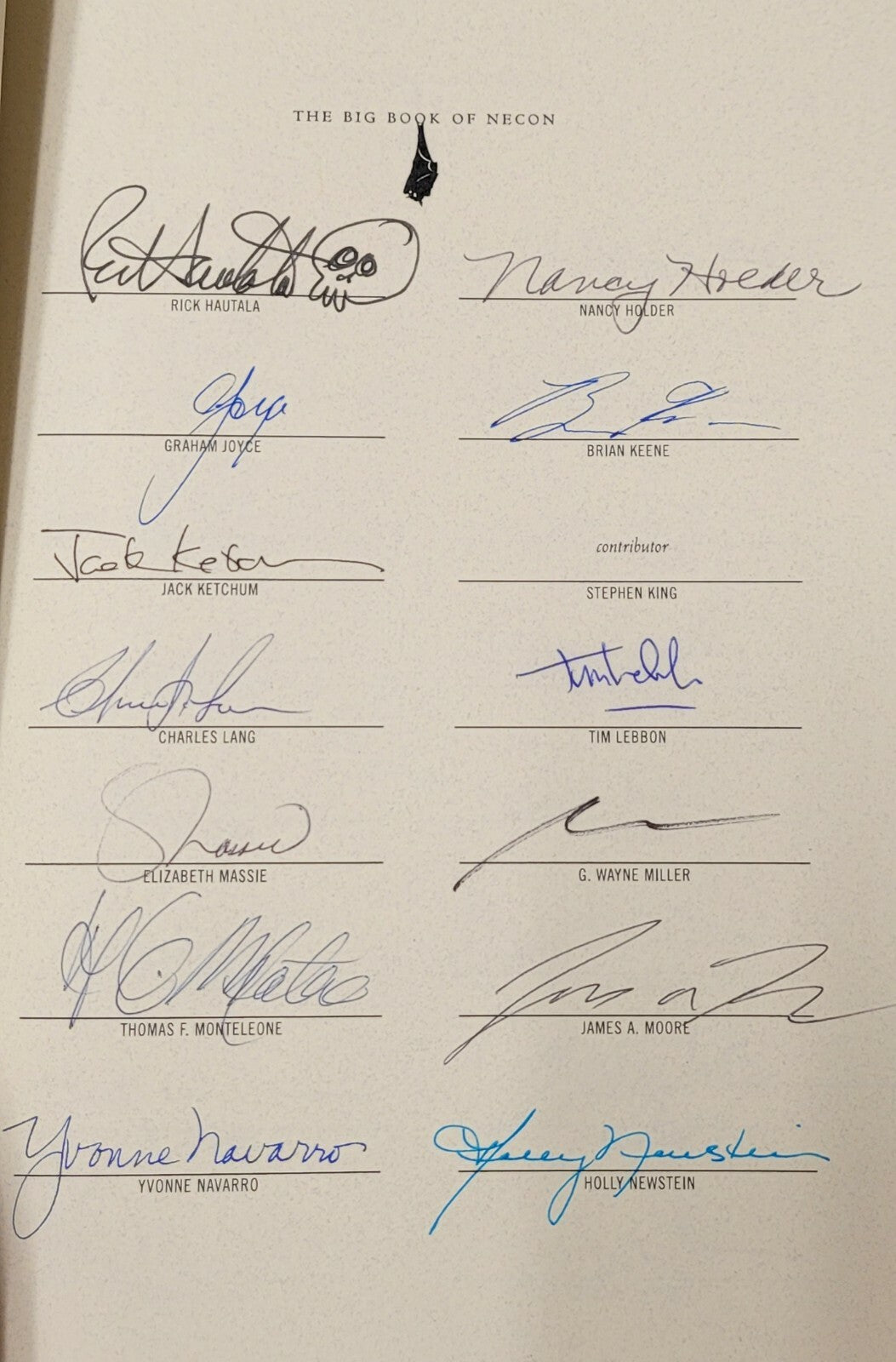 The Big Book of Necon by Bob Booth (Editor) Signed, Limited #98