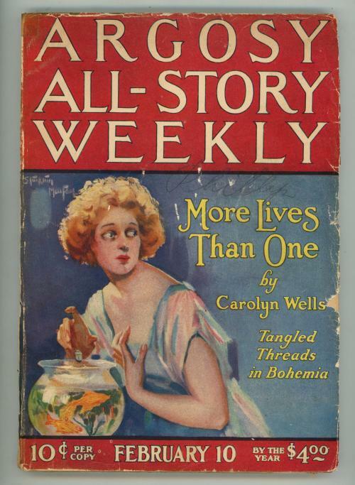 Argosy Feb 10, 1923 H. Bedford Jones, Carolyn Wells Cvr story