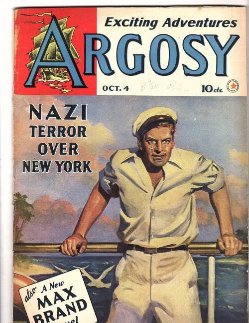 Argosy Oct 4 1941 H.J. Ward Cover, Nazi Terror