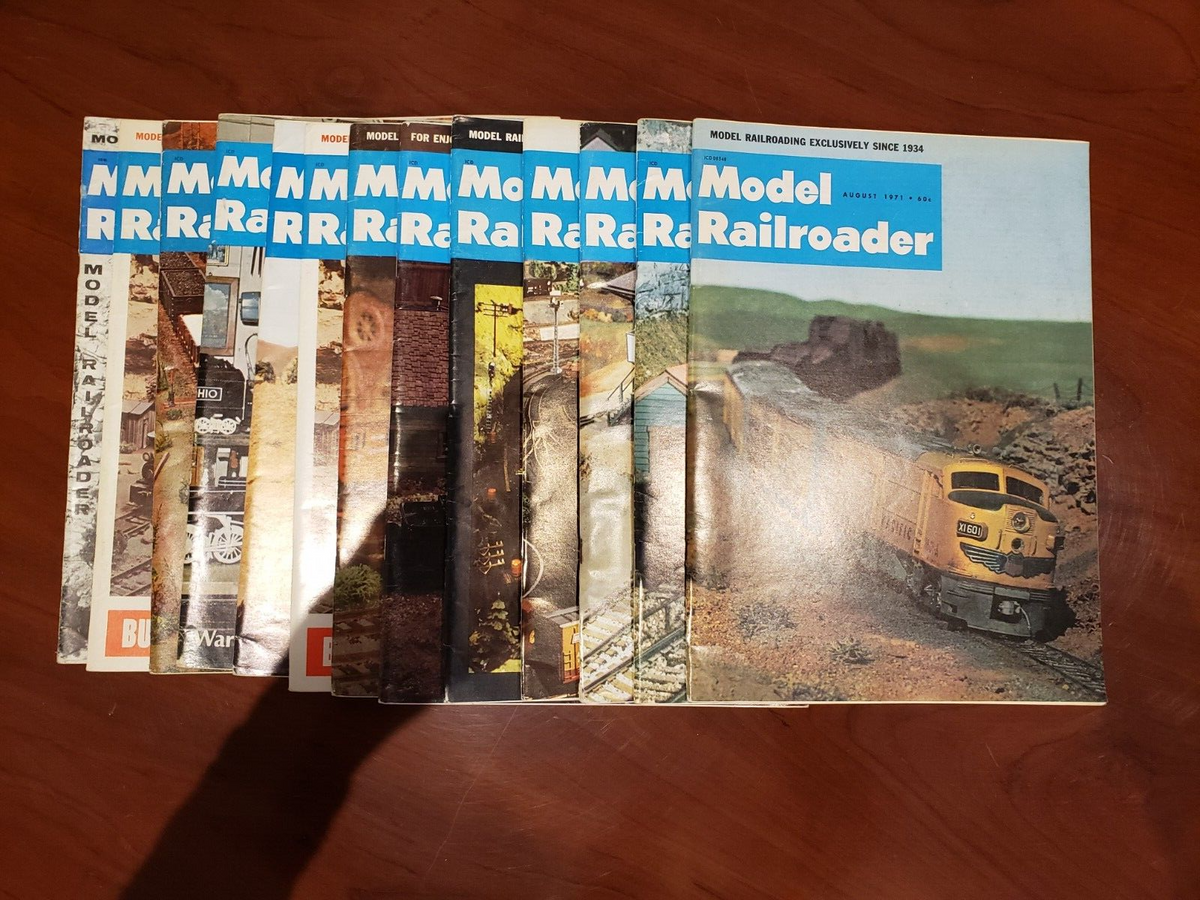 Lot of Model Railroader Magazines - 66 Issues 1940's-70's