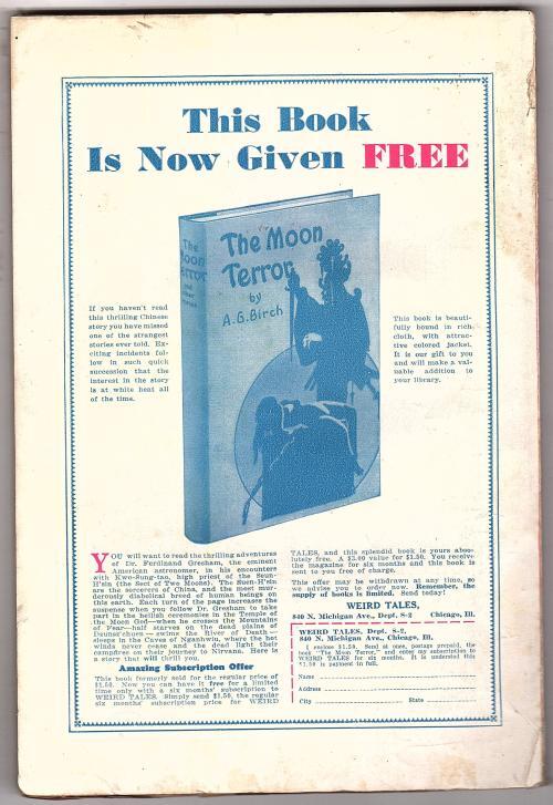 Weird Tales Jul 1931 Otis Adelbert Kline - Tam, Son of the Tiger - Pulp