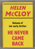 He Never Came Back by Helen McCloy (Gollancz Vintage Thriller) File Copy
