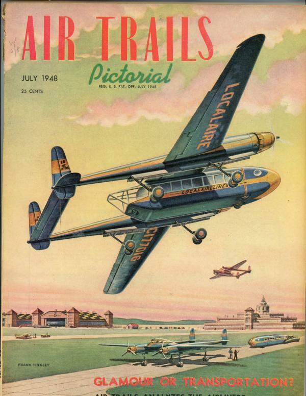 Air Trails Jul 1948 Pulp