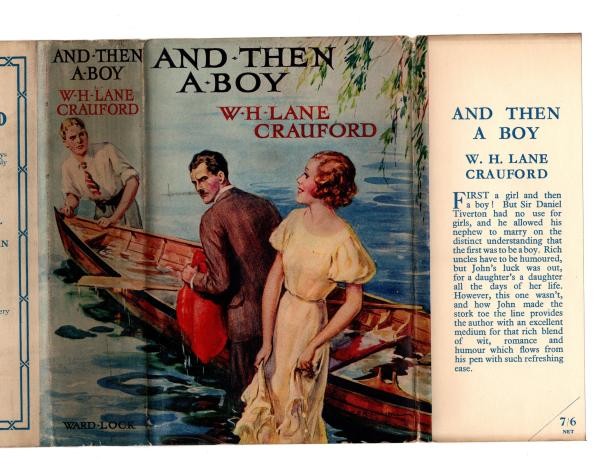 And then a Boy by W.H. Lane Crauford (First Edition) Rare DJ Publisher's Copy