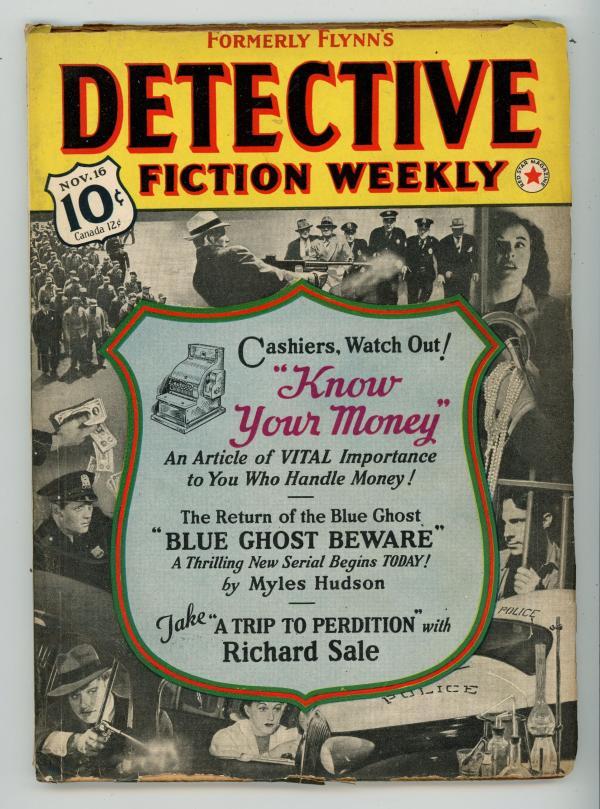 Detective Fiction Weekly 1940 Nov 16 Volume 141 Richard Sale
