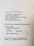 The Door to December by Leigh Nichols (Dean Koontz) First Edition