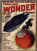 Thrilling Wonder February 1938 Sci-Fi Cvr; MW Wellman; Eando Binder; Frank Long