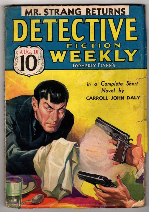 Detective Fiction Weekly Aug 10 1935 Pulp Carrol John Daly